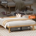 thumbnail image 3 of Eunos Under Bed Storage with Wheels, 2 Pack Underbed Storage Containers with Clear Lid and Handles, Storage Organizer Bins, Gray, 3 of 8