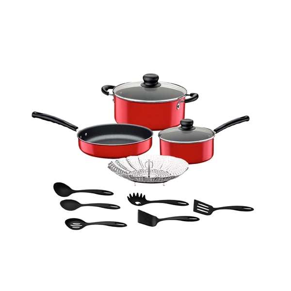 Batería de Cocina Tramontina Primaware 12 Piezas Rojo 32200691
