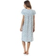 thumbnail image 3 of Casual Nights Women's Botanic Lace Short Sleeve Nightgown, 3 of 3