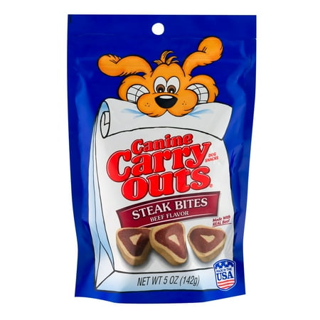 CANINE CARRYOUTS STEAK BITES 5OZ