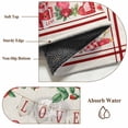 thumbnail image 6 of Valentine's Day 2'x6' Runner Rugs for Hallway Kitchen Bedside Non Slip Washable, Red Truck Love Roses Gifts Farmhouse Entryway Rug Runners with Rubber Backing, Long Carpet Runner for Laundry Room, 6 of 8
