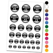 Rated #1 Water Resistant Temporary Tattoo Set Fake Body Art Collection - Black