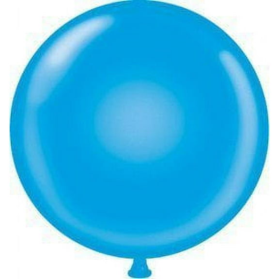 60" Blue Latex Balloon