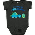 thumbnail image 3 of Inktastic Happy Dinosaur Future Big Brother Boys Baby Bodysuit, 3 of 5