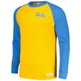 thumbnail image 2 of Men's Mitchell & Ness Blue UCLA Bruins Legendary Slub Raglan Long Sleeve T-Shirt, 2 of 3
