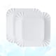 thumbnail image 3 of EeaseMX 100 platos de papel desechables cuadrados para guardar pasteles, postres, frutas y aperitivos (blancos), 3 of 7
