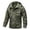 Army Green, variant on WTOBBY Men's Detachable Long Sleeve Work Jacket, Solid Color Zippered Pocket Design, Outdoor Casual and Hiking Use with Functional Storage Options,Khaki XL