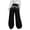 Black, variant on New York Graphic Baggy Sweatpants Teen Trendy Wide Leg Y2k Bow Sweatpants Elastic Waist Drawstring Comfort Sweat Pants for Women