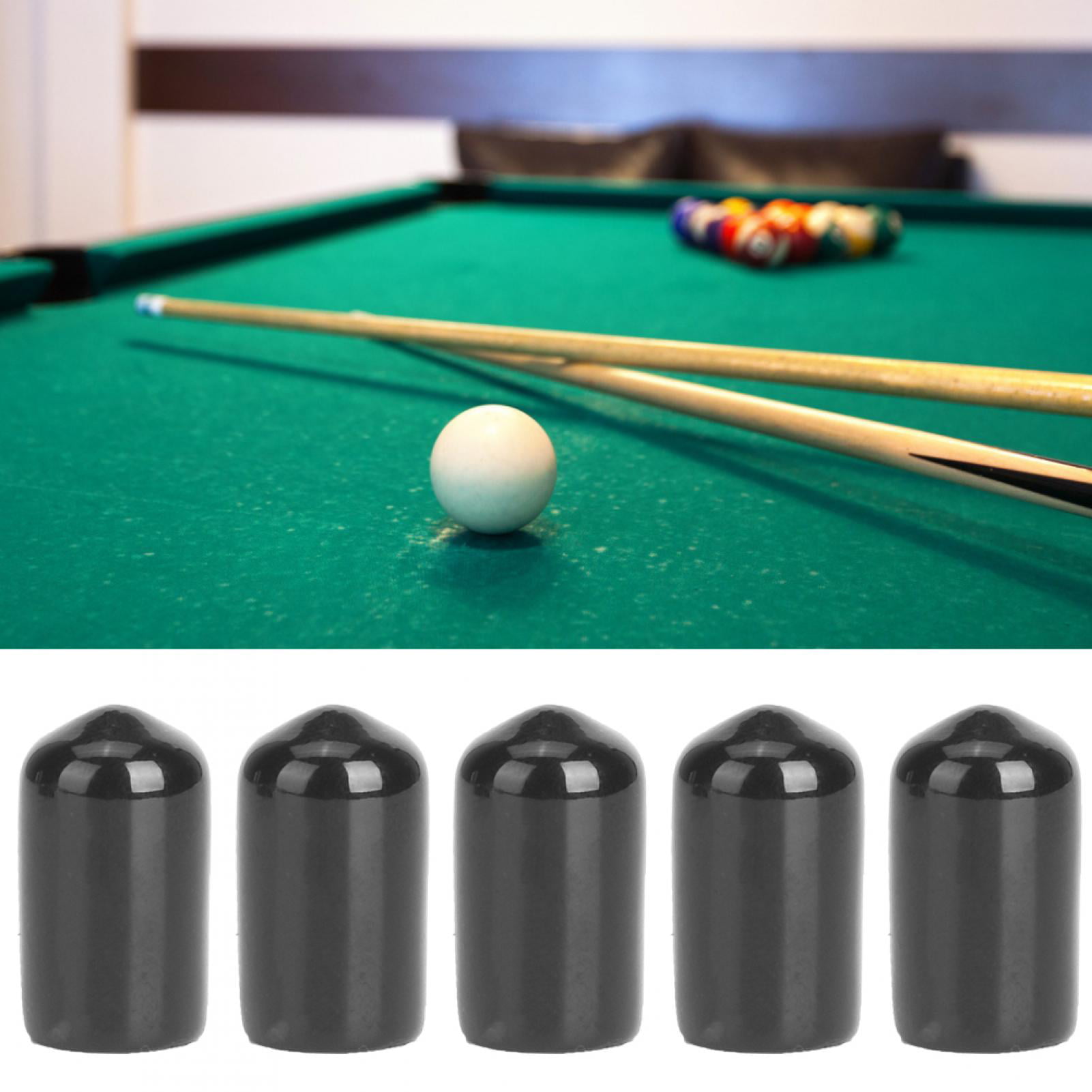 Details about   10pcs Durable Pool Cue Tip Protector Billiards Snooker Rod Cover Accessory 