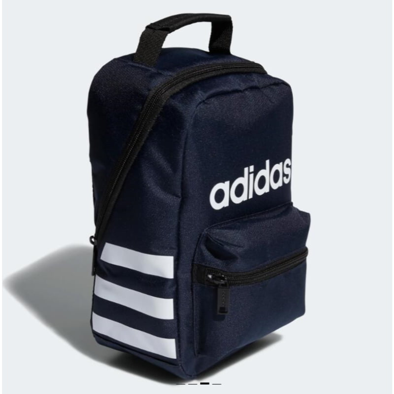 Adidas Santiago Lunch Bag Box Legend Ink Black/Jersey Insulated Mini Back  Pack | SidelineSwap