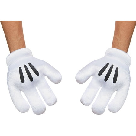 Mickey Mouse Gloves Adult Halloween Accessory