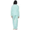 thumbnail image 2 of Jessie Long Sleeve Pajama Set | Felina | 2 Piece Knit Pajama Set (Island Paradise, Large), 2 of 2