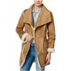 thumbnail image 1 of Chaqueta de Forro Polar Wildflower Mujer Piel de Oveja Sintética Beige Extragrande, 1 of 1