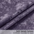 thumbnail image 5 of SMILETIME Crushed Velvet Curtains with Grommets Luxurious Thermal Insulated Soundproof Drapes for Dining Room Soft and Durable Light-Filtering Window Treatments, 2 Panels, 5 of 6