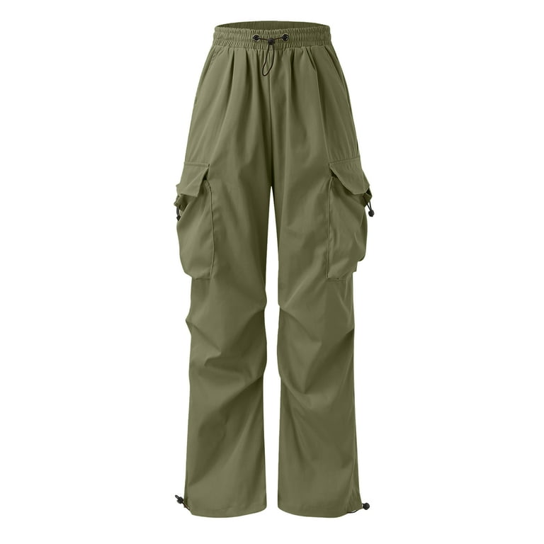 NIEWTR Cargo Pants for Men Workout Parachute Pants Mens 80S