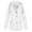 White, variant on Trench Coat Winter Jackets for Women Womens Fashion Rain Jacket With Hood Lightweight Long Sleeve Windbreaker Zip Up Drawstring Raincoat With Pockets