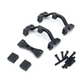 thumbnail image 3 of Tie Rod Mount Axle Up Servo Bracket for WPL C14 RC Car Crawler Truck Black, 3 of 8