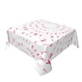thumbnail image 2 of Wukai Breast Cancer Awareness (4) Waterproof Tablecloth for Kitchen Dining, Fits Square Tables for 2-4 Seats -54"x54", 2 of 7