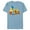 Ocean Blue, variant on The Simpsons Homer Marge Maggie Bart Lisa Simpson Couch - Short Sleeve Blended T-Shirt for Adults- Customized-Yellow