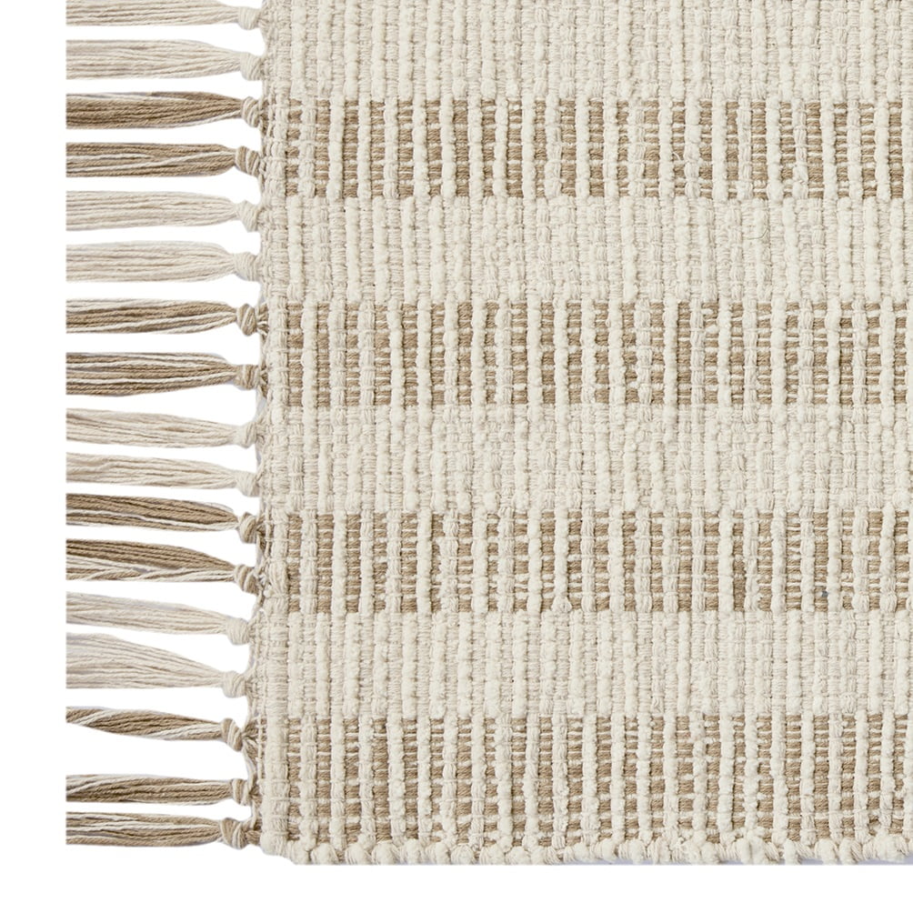 Better Homes & Gardens Beige Lines Indoor 24" x 40" Accent Rug