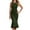 Green, variant on IROINNID Wedding Guest Dresses for Women Homecoming Party V-Neck Solid Backless Wrinkle Sleeveless Dress Elegant Formal Dress,Black