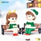 thumbnail image 3 of 1 Uds. Bonito modelo de pareja amante de la Navidad estatuilla DIY bonsái en miniatura decoración de paisaje de Navidad, 3 of 4