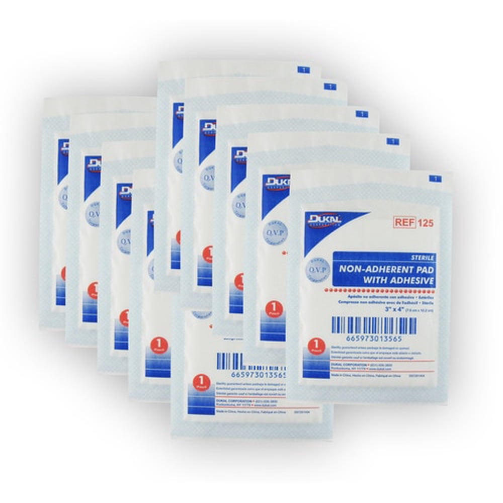 3" X 4" NonAdherent Pad w/ Adhesive 10 Pack