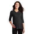 thumbnail image 1 of Port Authority® Ladies Silk Touch™ Maternidad de manga 3/4 con cuello en V. L561M Autoridad Portuaria L561M, 1 of 1