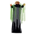 thumbnail image 5 of Joyfy Halloween Decorations Outdoor, 6 FT Light Up Animated Scary Decorations Pumpkin Ghost with Sound Activation,Animatronics Pumpkin Decorations for Haunted House Prop Yard Decor, 5 of 10
