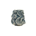 thumbnail image 6 of Bloomingville Organic Shaped Stoneware Vase with Wavy Pattern Exterior, Blue and Ivory, 6 of 7