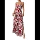thumbnail image 2 of Mono de Pierna con Tirantes Pequeños y Estampado Retorcido Elegante para Mujer, y Verano 2025 Rojo L, 2 of 10