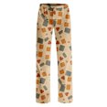 thumbnail image 4 of Trgacdwlo Cat Pumpkin Print Pj Pants Women Fall Women Halloween Pajama Pants Ghost Graphic Spooky Elastic Waist Sleep Pants Women, 4 of 6