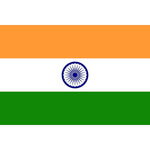 India Flag Decal Sticker - 6 inches wide