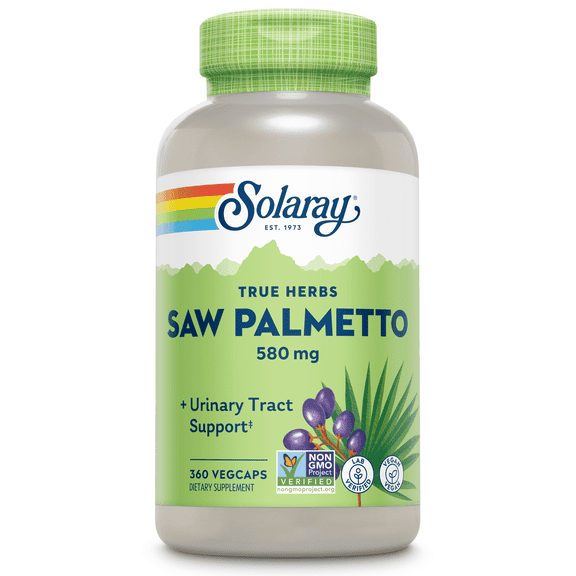Solaray Saw Palmetto Berry 580mg| 360 VegCaps