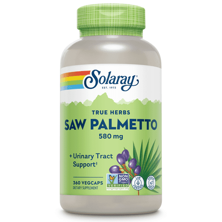Solaray Saw Palmetto Berry 580mg| 360 Veg Caps