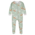 thumbnail image 2 of Gerber Baby & Toddler Neutral Snug Fit Footed Cotton Pajamas, 2-Pack, 0/3 Months - 5T, 2 of 7