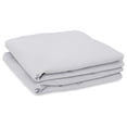 thumbnail image 2 of 2-Pack Queen Size Flat Sheets Only, Premium Gray Bed Sheets, 90" x 102" Queen Size Top Sheet Stays Tucked on Deep Mattresses, Flat Sheet Set of 2, Light Grey, 2 of 4