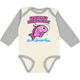 thumbnail image 3 of Inktastic Grandpa's Fishing Buddy (pink) Girls Long Sleeve Baby Bodysuit, 3 of 5