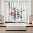 thumbnail image 2 of Ambesonne Popstar Party Kitchen Curtains, Guitarist Dots, 55"x39", Multicolor, 2 of 3