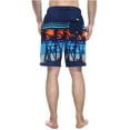 thumbnail image 4 of Rokka&Rolla Men's 8" Mesh Lined Swim Trunks, up to Size 2XL, 4 of 9