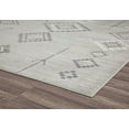 thumbnail image 5 of Soleil BR15J Native Fog Tribal Moroccan gray Area Rug, 8'x10', 5 of 10