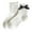 White, variant on Women's Bow Crew Socks Style Everyday Wear Soft Comfortable Stretchable Casual Dress Socks with Breathable Fabric for Girls and Ladies