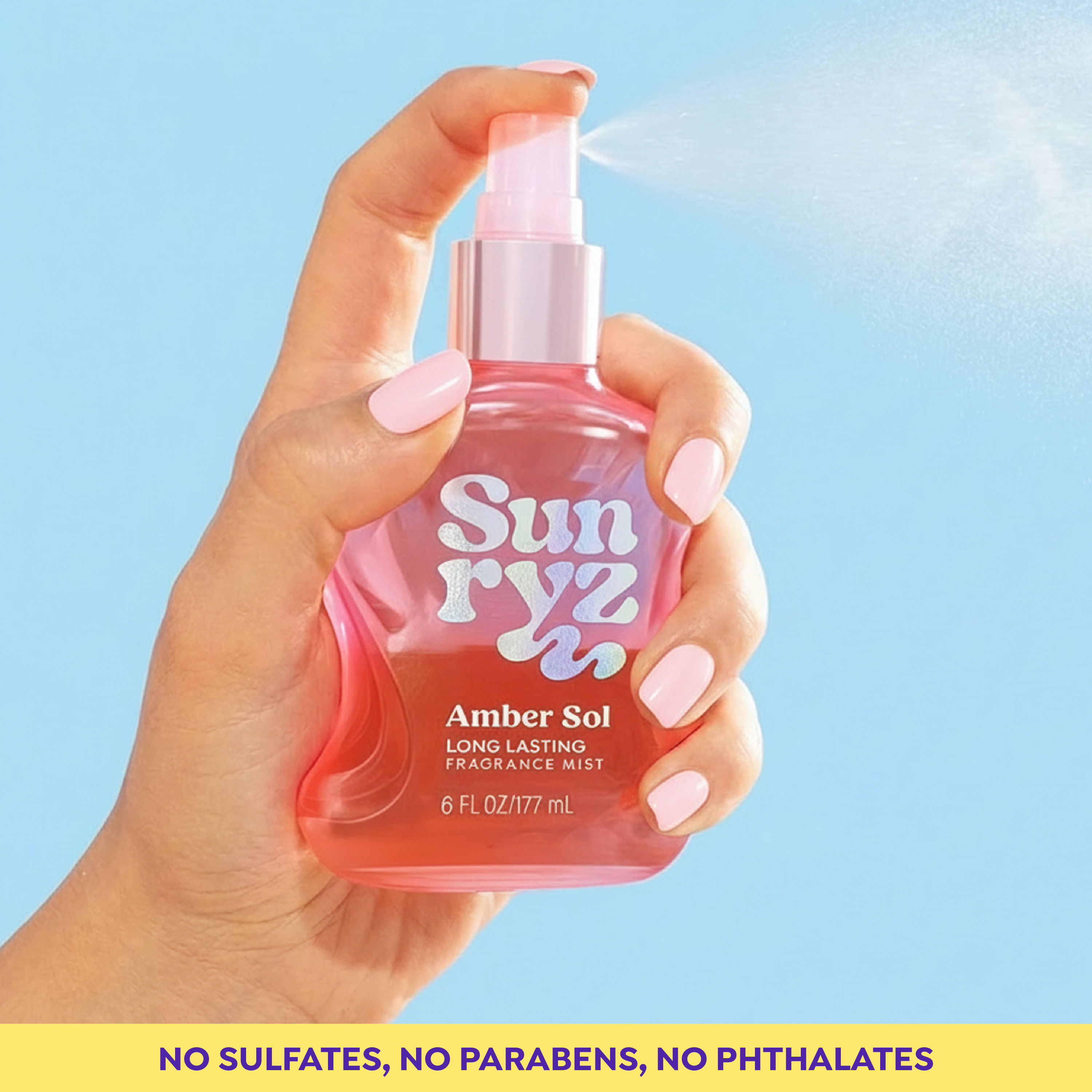 Sunryz Amber Sol Long-Lasting Fragrance Body Mist, 6 oz photo 5