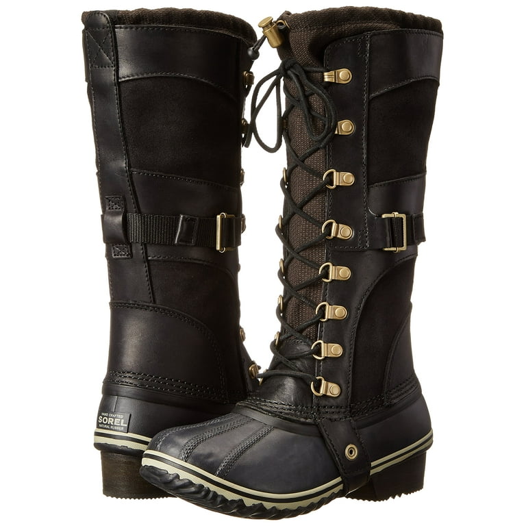 Sorel Conquest Carly Wp Boots Black Walmart