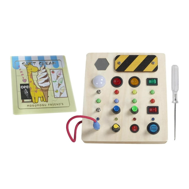 Tablero ocupado Montessori con destornillador, juguete de desarrollo, juguetes sensoriales, material didáctico, educación temprana para regalos