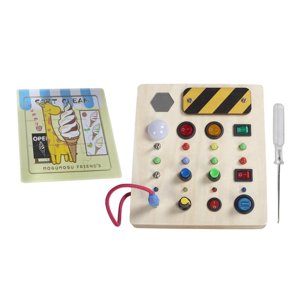 Tablero ocupado Montessori, habilidades motoras finas, juguete de desarrollo educativo temprano para niños
