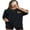 Butterfly Print Black, variant on Plus Size Tops for Women Oversized Love Heart Casual Summer Workout Graphic Tees Crewneck Loose Fit Tshirts