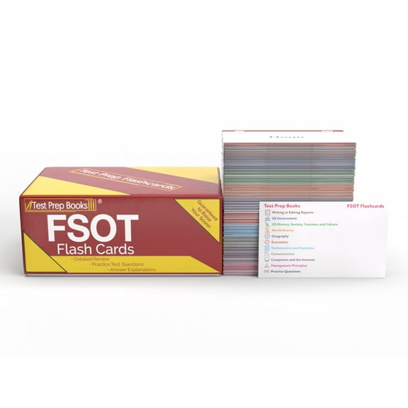 FSOT Study Cards 2025-2026: FSOT Exam Prep and Practice Questions for the Foreign Service Officer Test [Full Color Cards]
