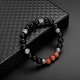 thumbnail image 5 of Brazalete de cuentas de lava, 1 pieza nueva pulsera de lava elástica de 8 mm Brazaletes de lava True Excellence, 5 of 5