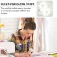 thumbnail image 3 of Shisuyan 1 Pce Outil de Couture Patchwork Multifonctionnel Design Creux Modèle de Couture, 3 of 8